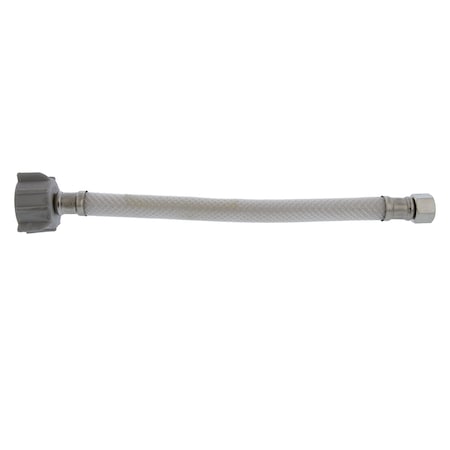 Jones Stephens 3/8in. Compression x 7/8in. BC x 9in Flexible Vinyl Toilet Connector S04414